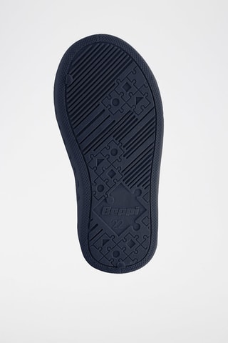 Bottines fourrées - Bleu et gris