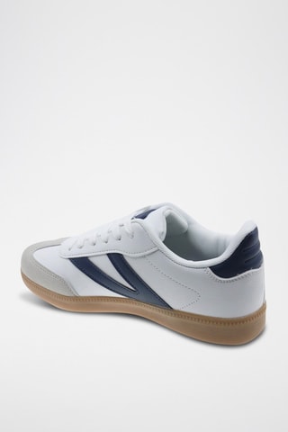Baskets - Blanc, bleu et gris