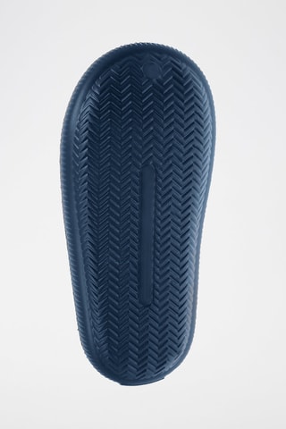 Mules fourrées - Bleu