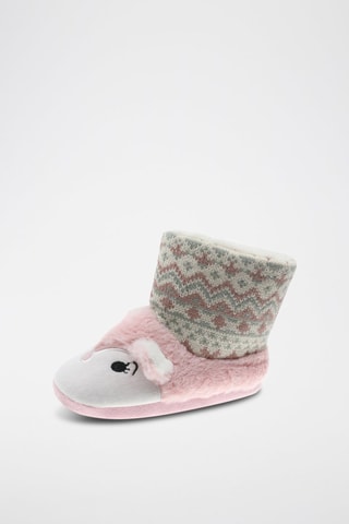 Chaussons fourrés - Rose
