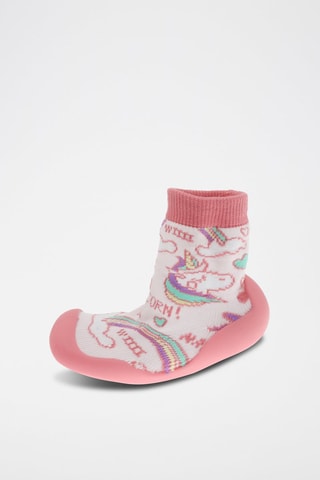 Chaussons chaussettes - Rose