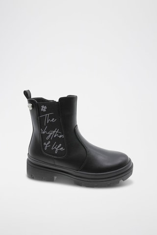 Bottines - Noir, violet et argenté