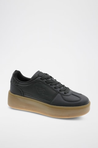 Baskets plateformes - Noir et beige