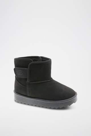 Bottines fourrées plateformes - Noir