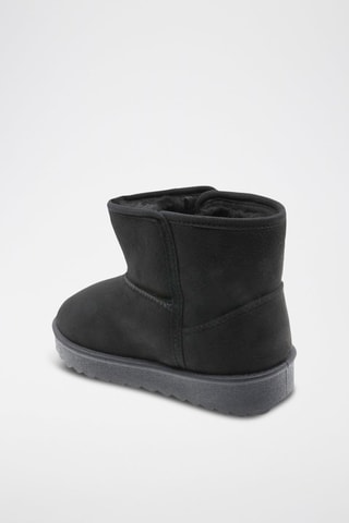 Bottines fourrées plateformes - Noir