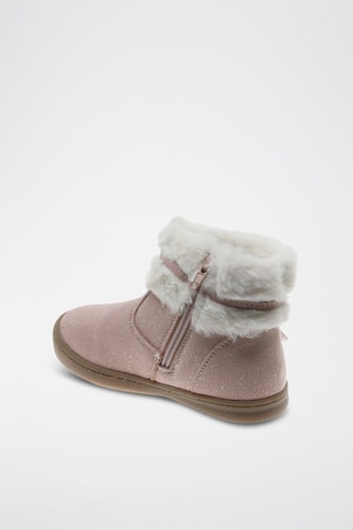 Bottines - Blanc, rose et argenté