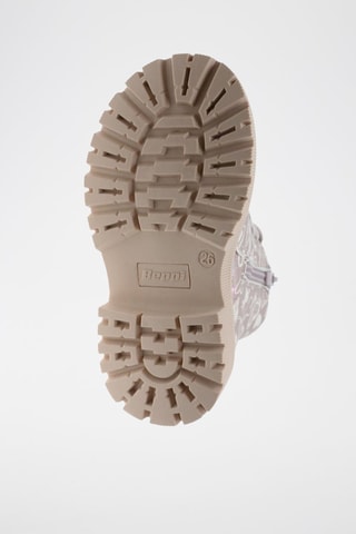 Bottines - Blanc et beige