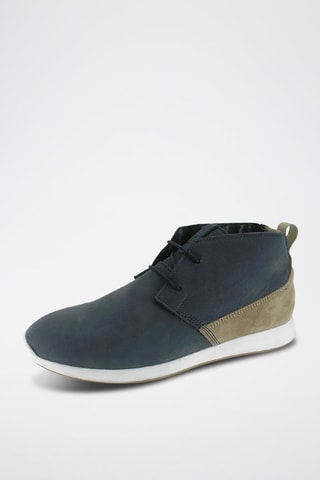 Boots en cuir - Bleu