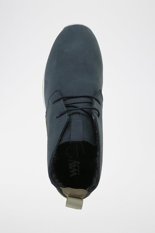 Boots en cuir - Bleu