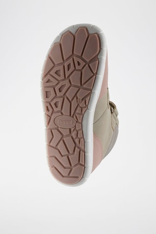 Baskets montantes - Beige et rose