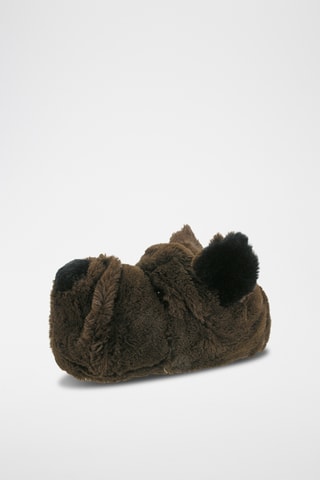 Chaussons à oreilles - Marron