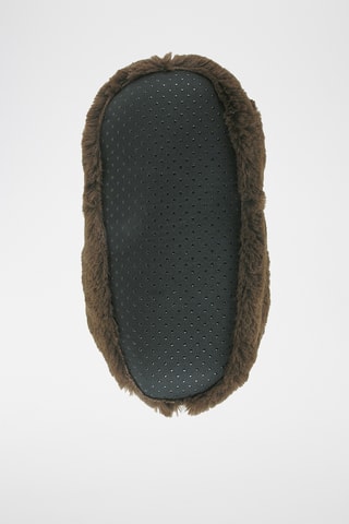Chaussons à oreilles - Marron