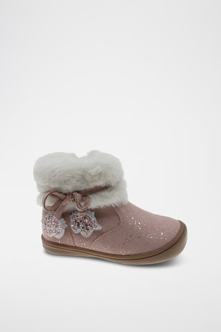 Bottines fourrées - Rose