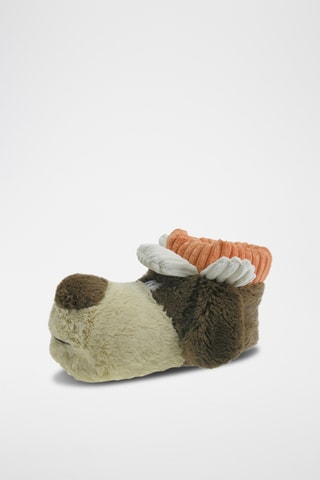 Chaussons à oreilles - Marron