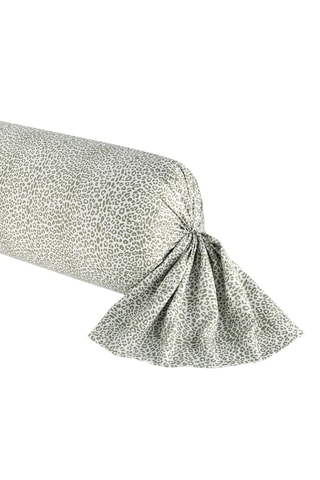 Federa cuscino alla francese in raso di cotone 80 fili/cm² Leopard  - Verde