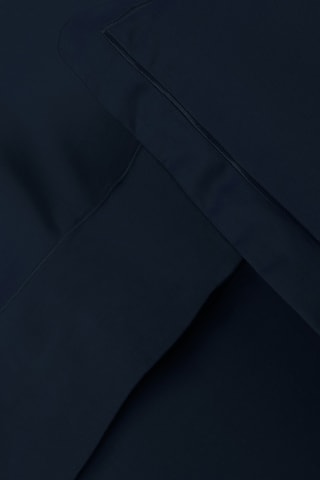 2 fundas de almohada de satén de algodón 80 hilos/cm² Uni 1 baratta - Azul oscuro