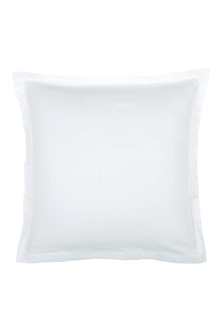 2 fundas de almohada de satén de algodón 80 hilos/cm² Uni 1 baratta - Blanco