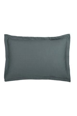 2 fundas de almohada de satén de algodón 80 hilos/cm² Uni 1 baratta - Gris oscuro