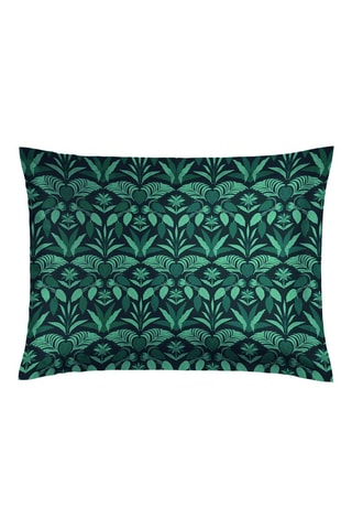 2 fundas de almohada de satén de algodón 80 hilos/cm² Jaro - Azul oscuro