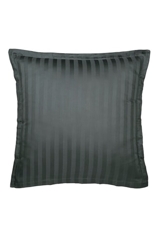 2 fundas de almohada de satén de algodón 78 hilos/cm² - Gris