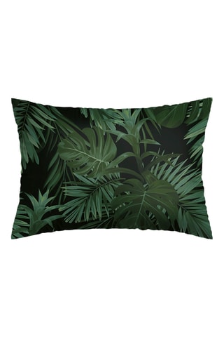 2 federe in raso di cotone 78 fili/cm² Jungle - Verde