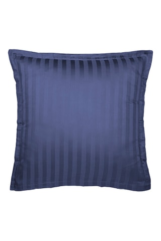 2 fundas de almohada de satén de algodón 78 hilos/cm² - Azul