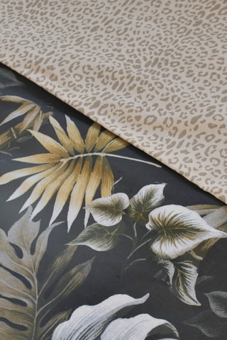 2 fundas de almohada de satén de algodón 80 hilos/cm² Esprit jungle - Caqui