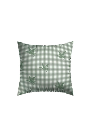 2 federe Vichy Duck in percalle di cotone 74 fili/cm² - Verde