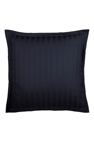 2 fundas de almohada de satén de algodón 80 hilos/cm² - Azul oscuro