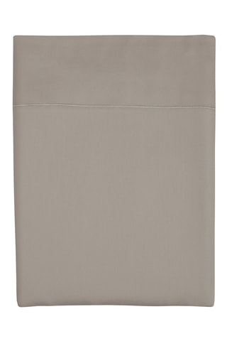 Sábana encimera de algodón 80 hilos/cm² Uni 1 Baratta - Topo
