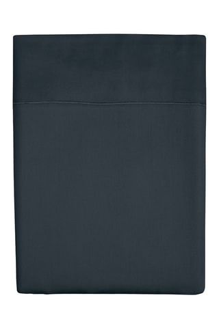 Sábana encimera de algodón 80 hilos/cm² Uni 1 Baratta - Gris oscuro