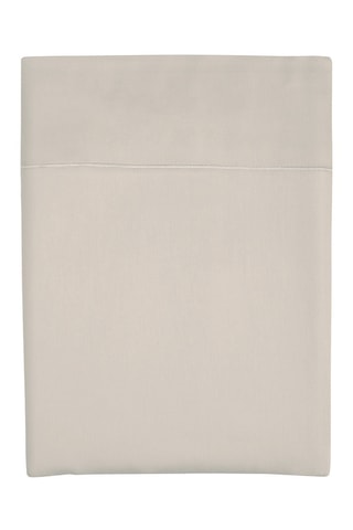 Sábana encimera de algodón 80 hilos/cm² Uni 1 Baratta - Topo