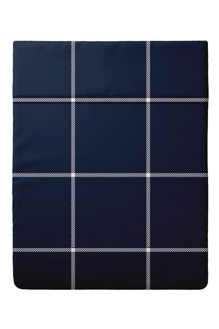 Lenzuolo sopra in raso di cotone 80 fili/cm² Arthur - Blu scuro