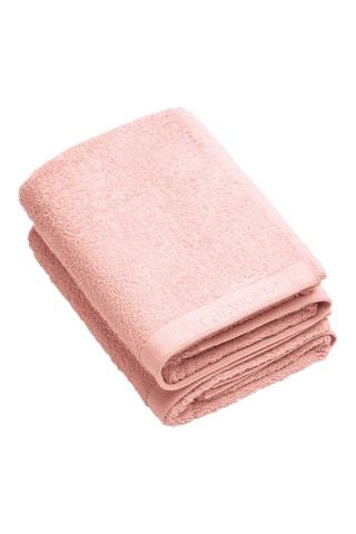 2 toallas de ducha Lagon - Rosa - 50 x 100 cm