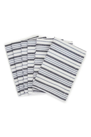 6 servilletas Nina - Blanco - 40 x 40 cm