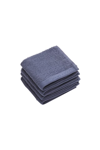 4 toallas Lagon - Azul ­- 30 x 30 cm