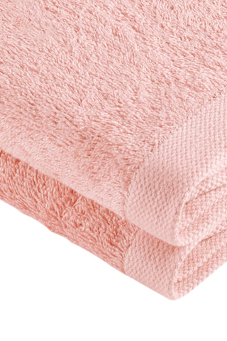 2 paños de cocina Lagon - Rosa claro