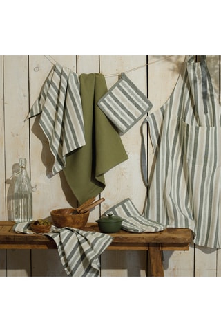 3 paños de cocina - Verde