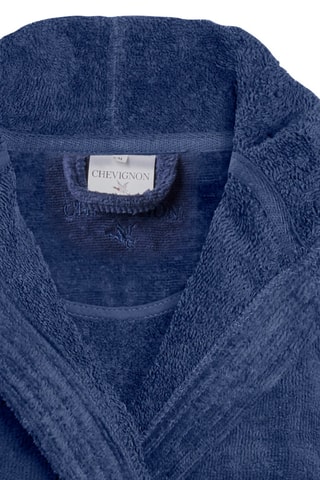 Albornoz con capucha Uni - Azul marino