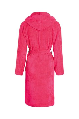 Albornoz con capucha Fucsia