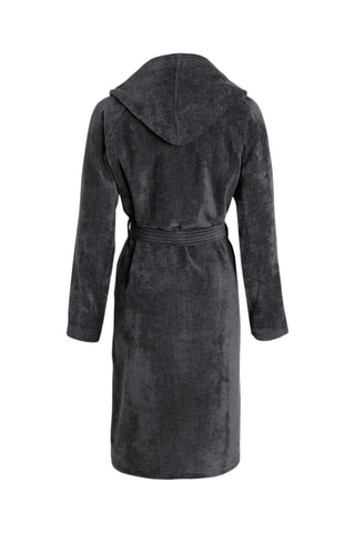 Albornoz con capucha - Gris oscuro
