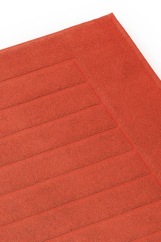 Alfombra de baño Lagon - Coral - 60 x 100 cm