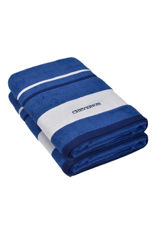 2 toallas de ducha Pylone - Azul ­- 70 x 140 cm