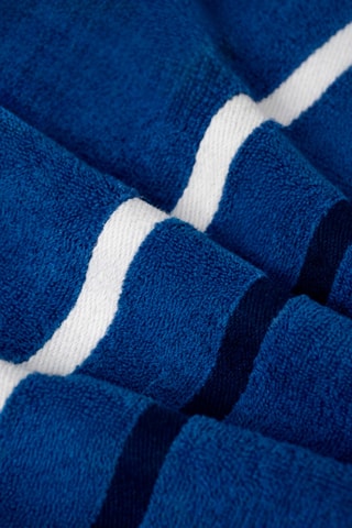 2 toallas de ducha Pylone - Azul ­- 70 x 140 cm