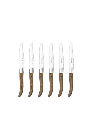 6 couteaux à steak en acier inoxydable 13/0 Louis - 10,5 cm