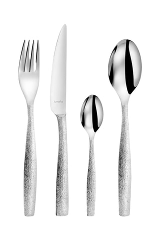 Ménagère en acier inoxydable 18/0 Wallis Icy - 24 pièces