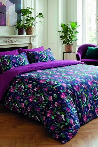 Funda de almohada de satén de algodón 80 hilos/cm² - Ciruela