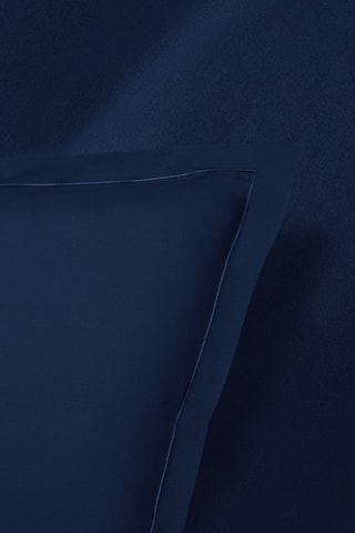 2 fundas de almohada de satén de algodón 80 hilos/cm² Uni 1 baratta - Azul oscuro