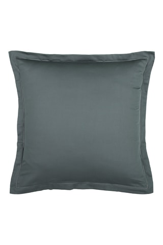 2 fundas de almohada de satén de algodón 80 hilos/cm² Uni 1 baratta - Gris oscuro