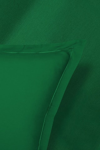 2 fundas de almohada de satén de algodón 80 hilos/cm² Uni 1 baratta - Verde oscuro
